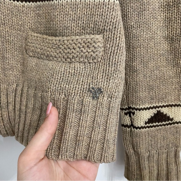 TNA | Vintage wool cowichan zip up cardigan - Picture 5 of 8